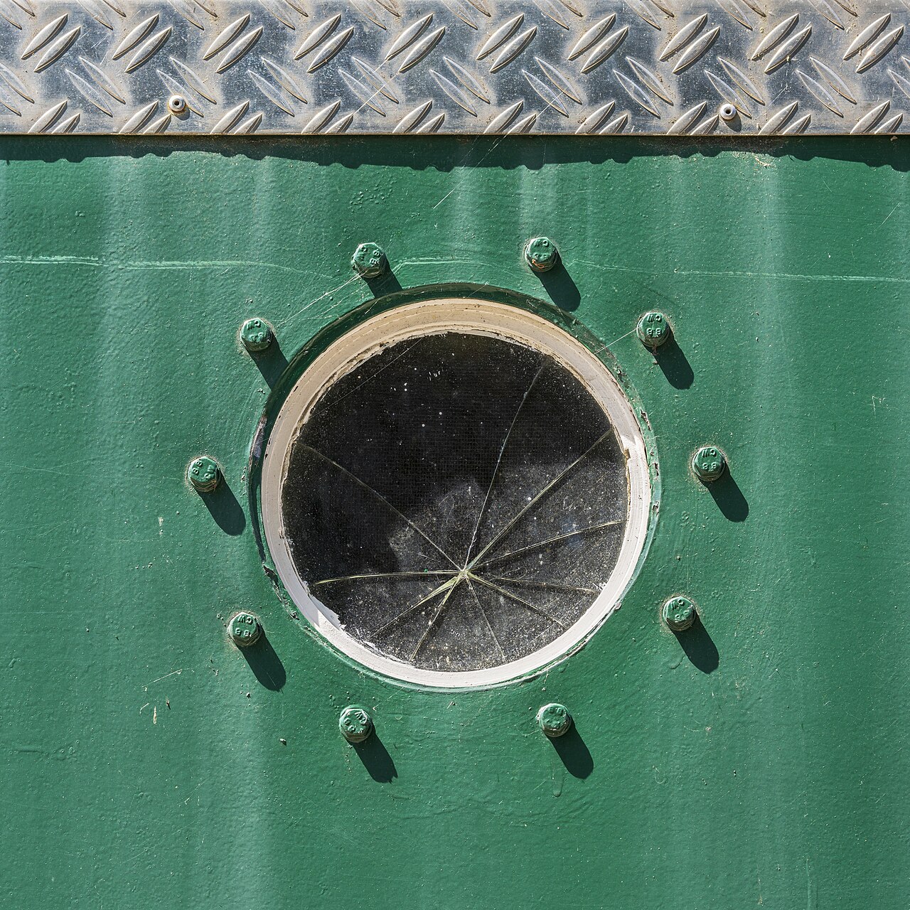 Broken porthole