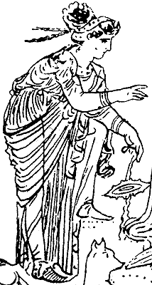 Peitho mit Iynx (Detail)