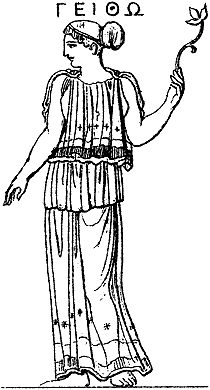 Peitho, sich abwendend vor der Gewalt (Detail)